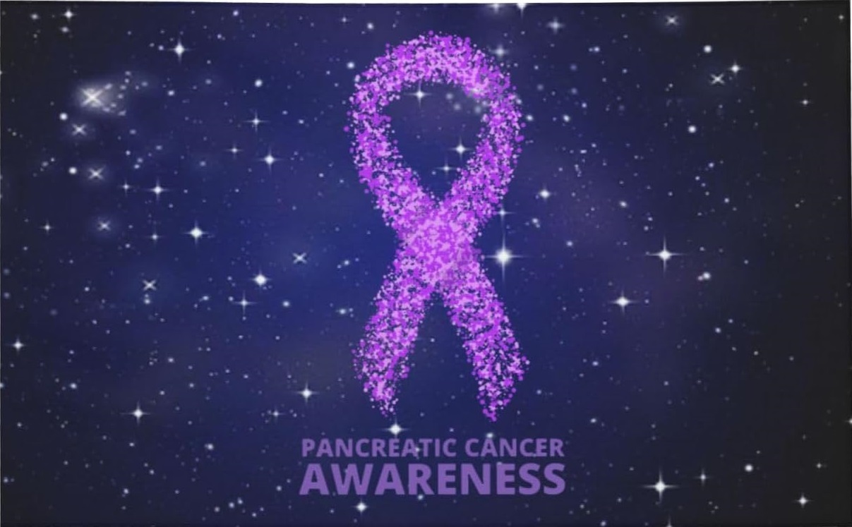 Pancreatic Cancer Awareness flag
